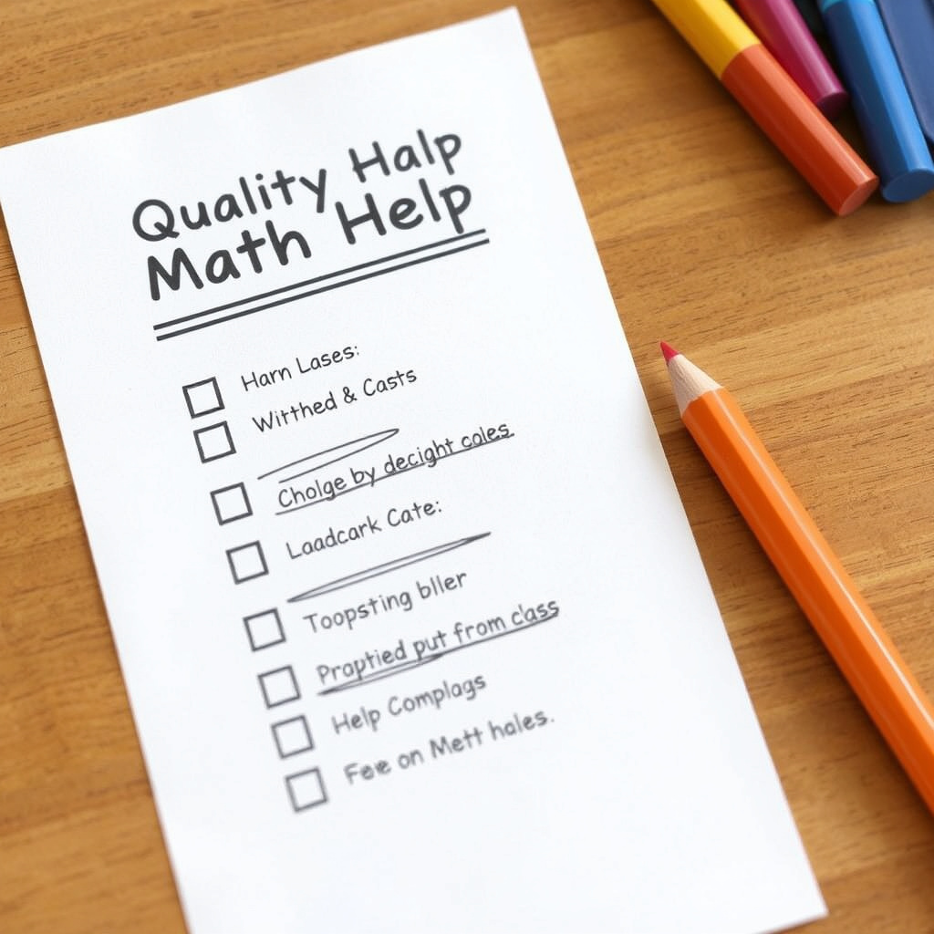 How to Evaluate the Quality of Math Homework Help
