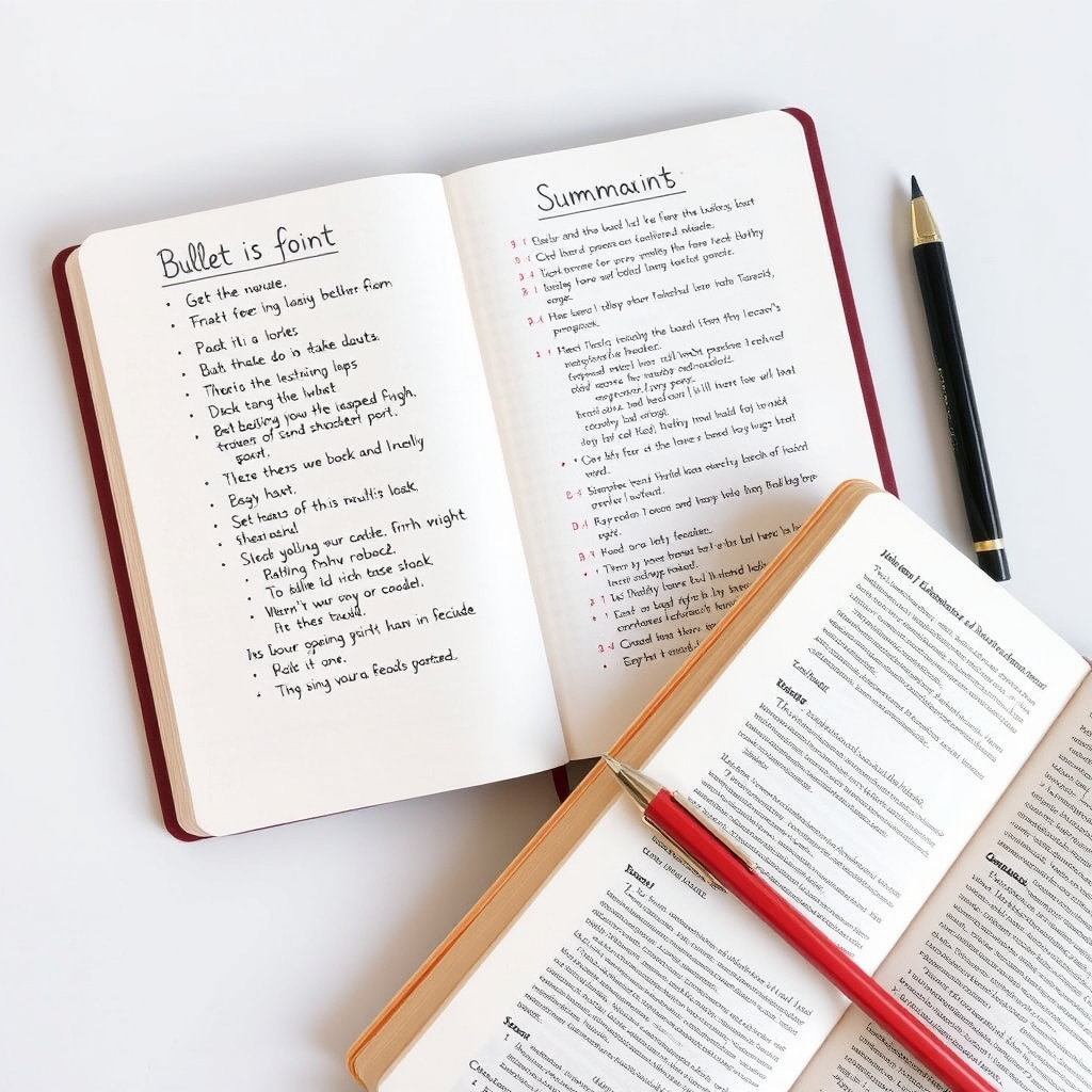 Utilizing Summarization and Note-Taking Methods