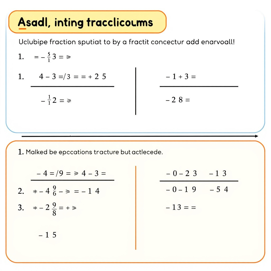 Mastering Fraction Operations