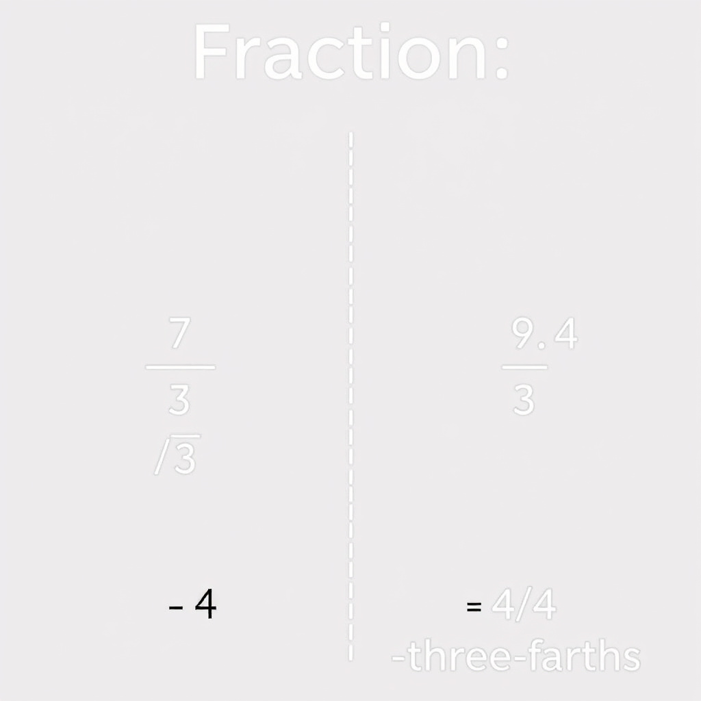 Reading and Writing Fractions Correctly