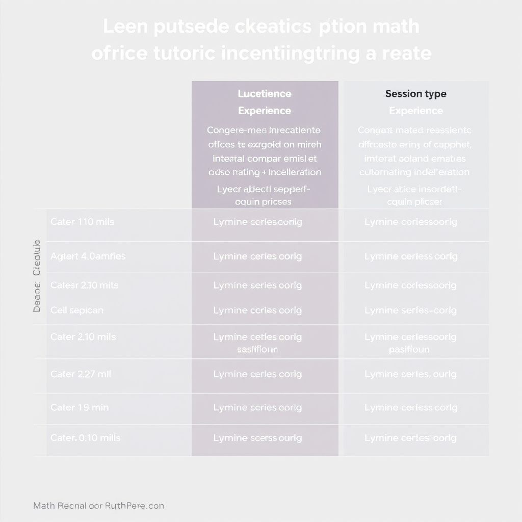 Factors That Influence Math Tutoring Costs