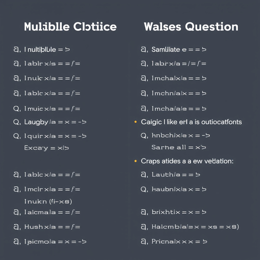 Adapting Study Strategies to Test Types