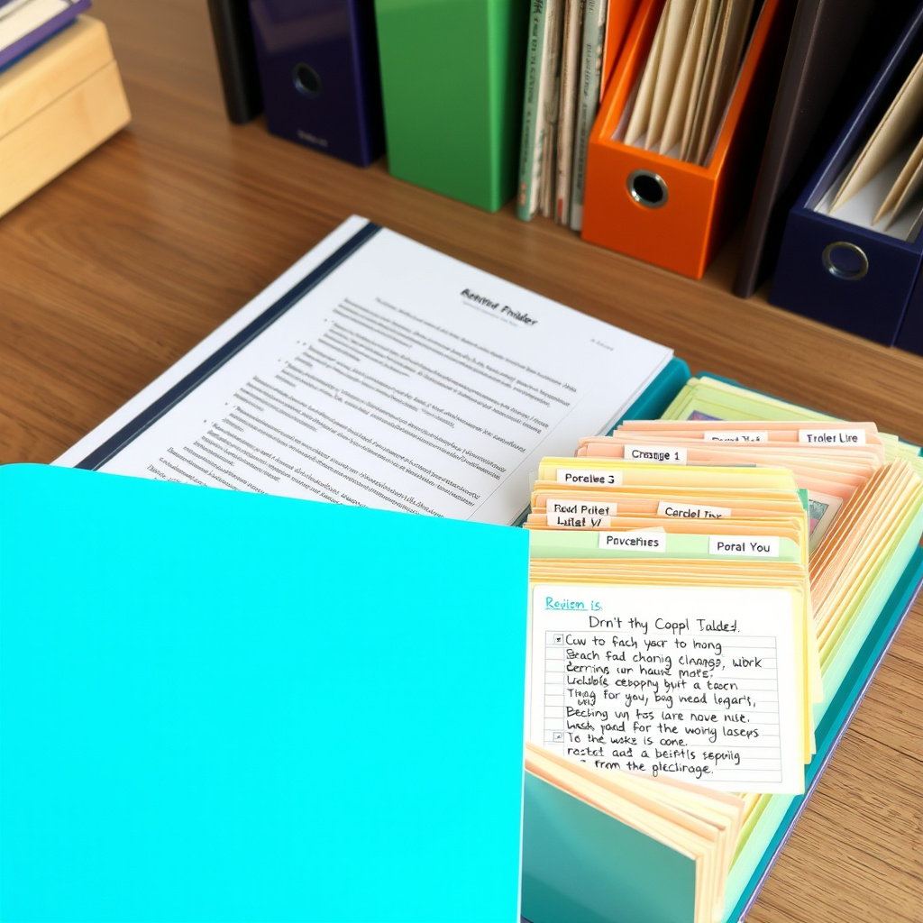 Organizing and Reviewing Notes for Retention